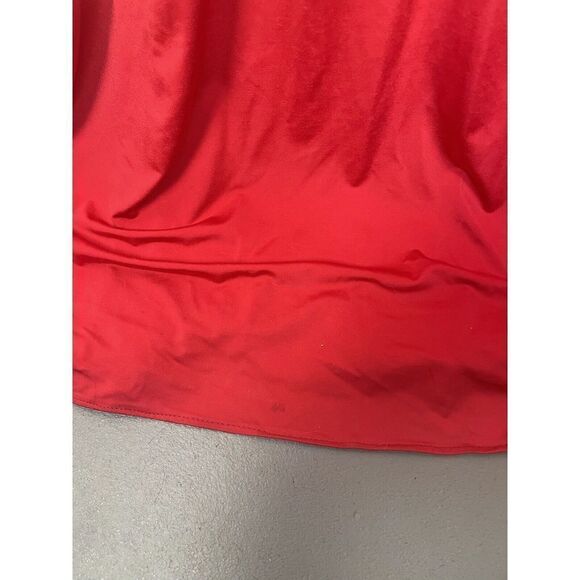 Sherri Hill  Red Beaded Halter Back Corset Style Prom Formal Dress Size 4 - Picture 6 of 10